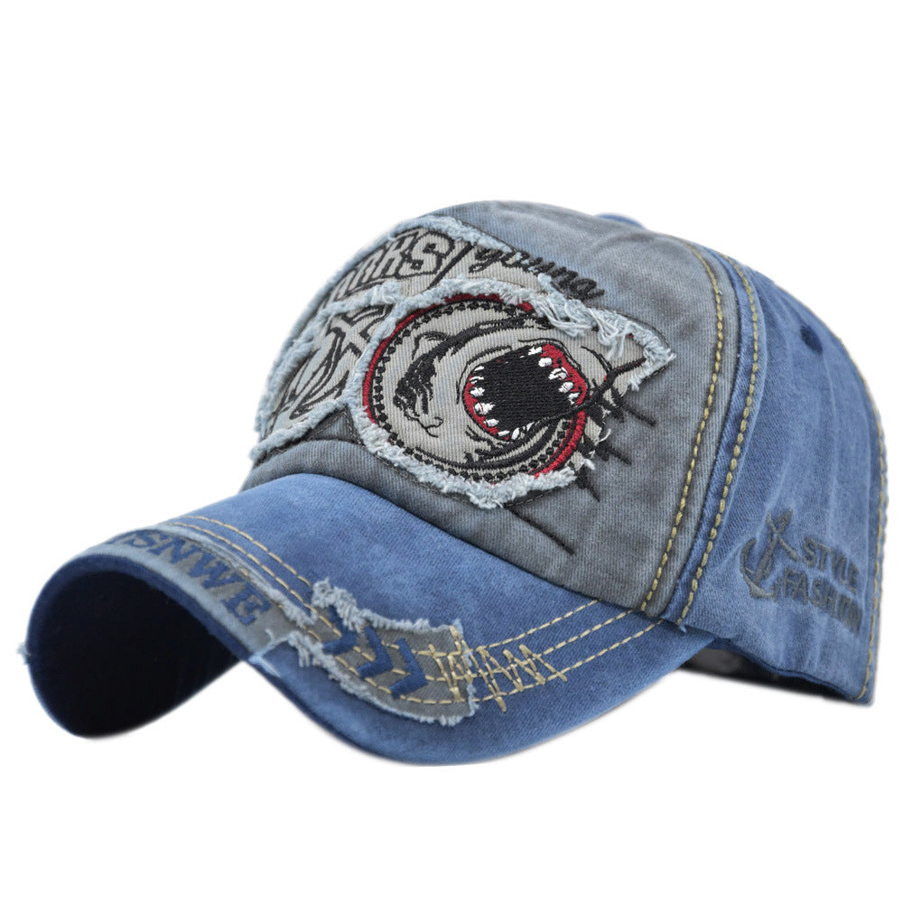 Wholesale Soft Top Distressed Embroidered Baseball Cap ACC-HT-YMX007