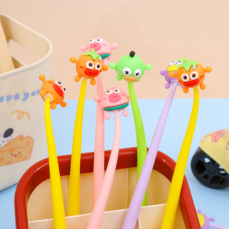 Wholesale Cartoon soft glue panda shake gel pen