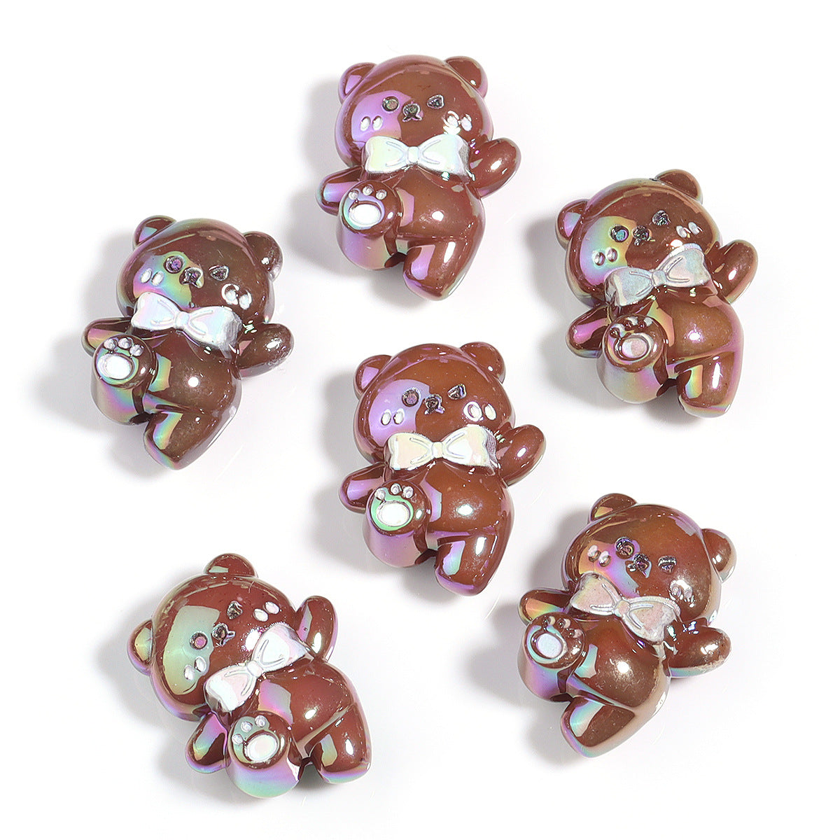 Wholesale  10pcs  Uv Cartoon Cute Colorfulful  Focal Beads DIY Bead Accessories