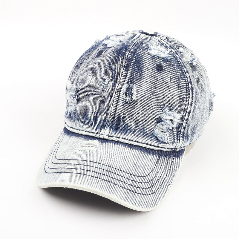 Wholesale Vintage Washed Denim Baseball Cap