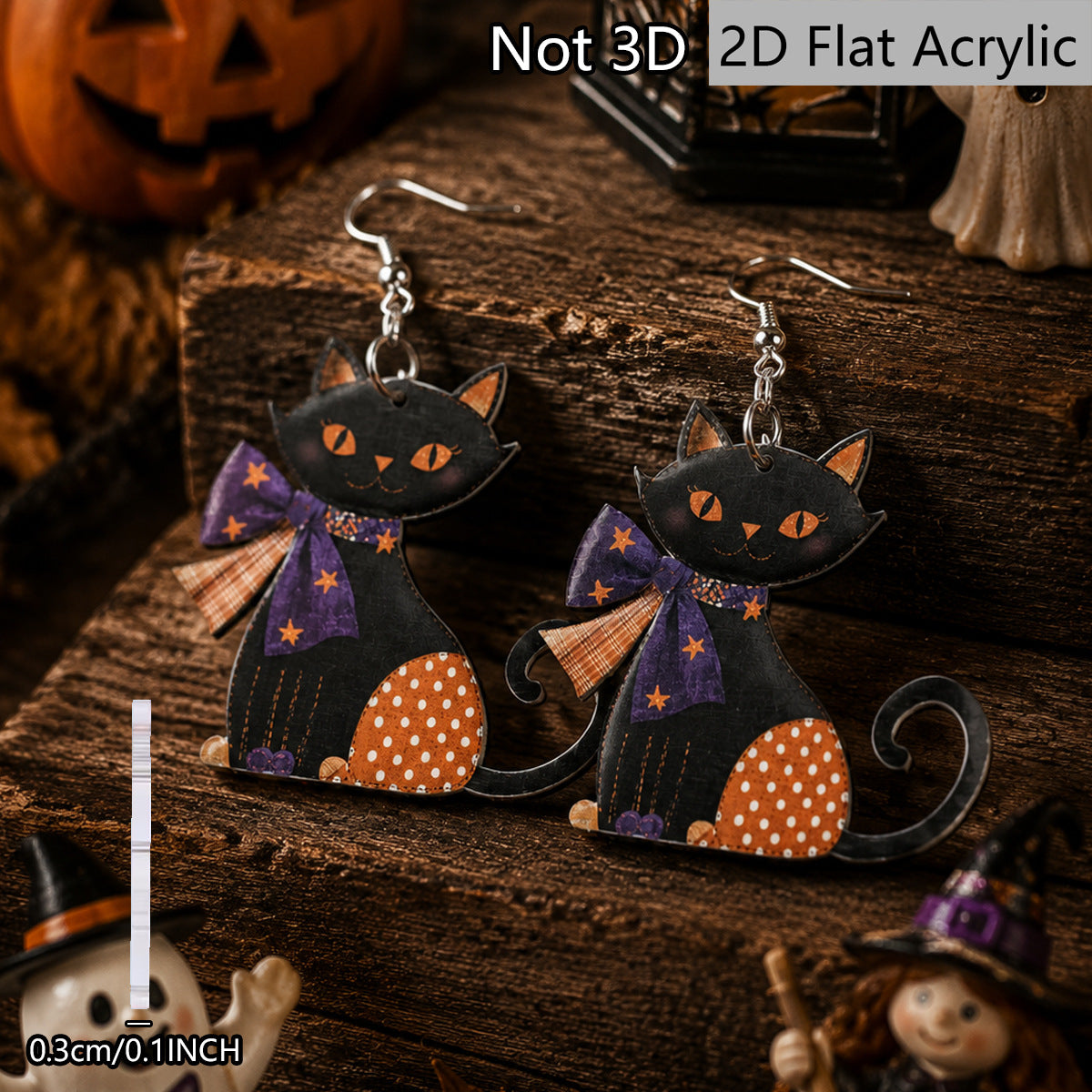 Wholesale Stylish  Black Cat Bow Brooch Retro Vintage Distressed Design Boutique Fashion Accessory For Party Women S Outfit