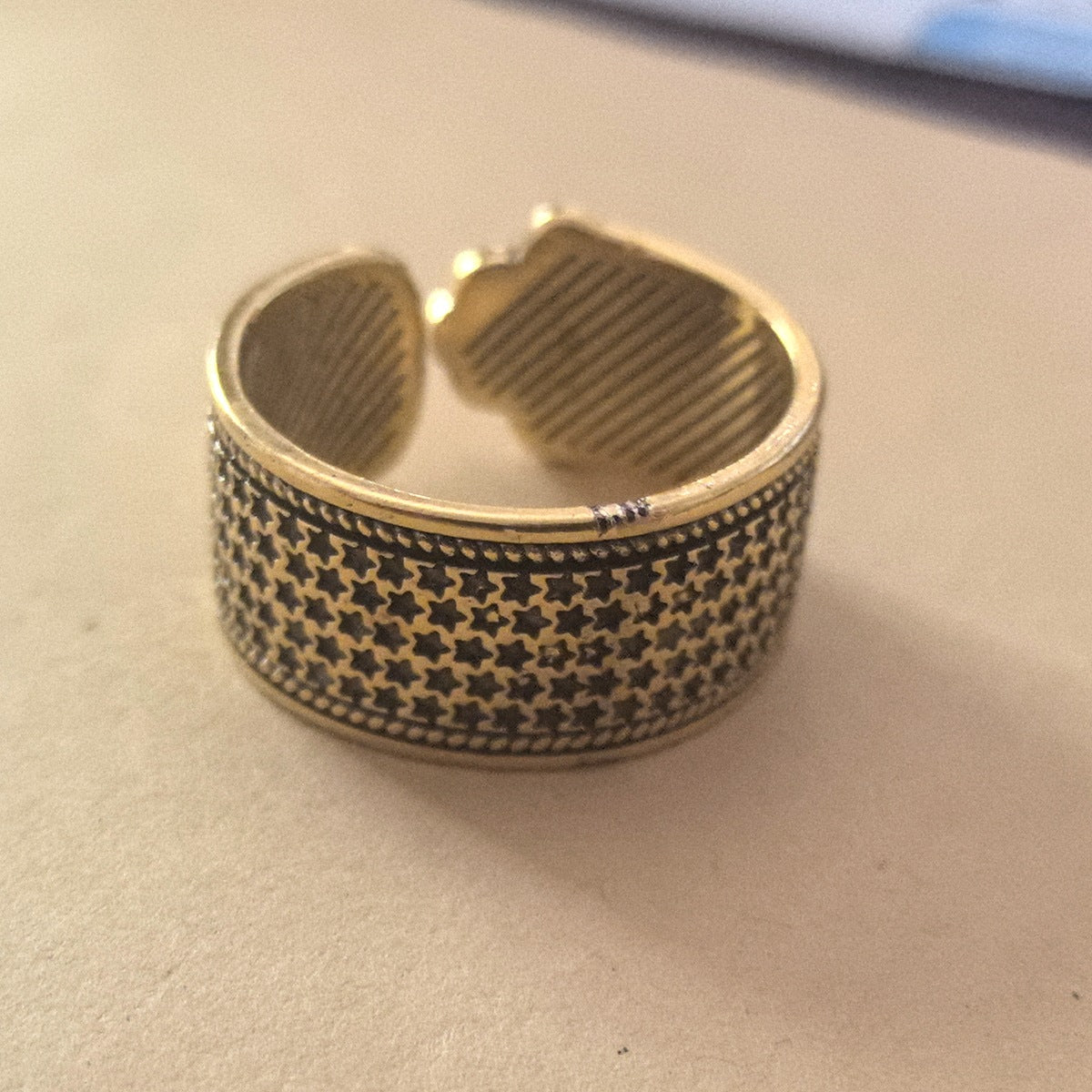 Wholesale Retro Men's Lucky Cloud Ring ACC-RS-YuMei015