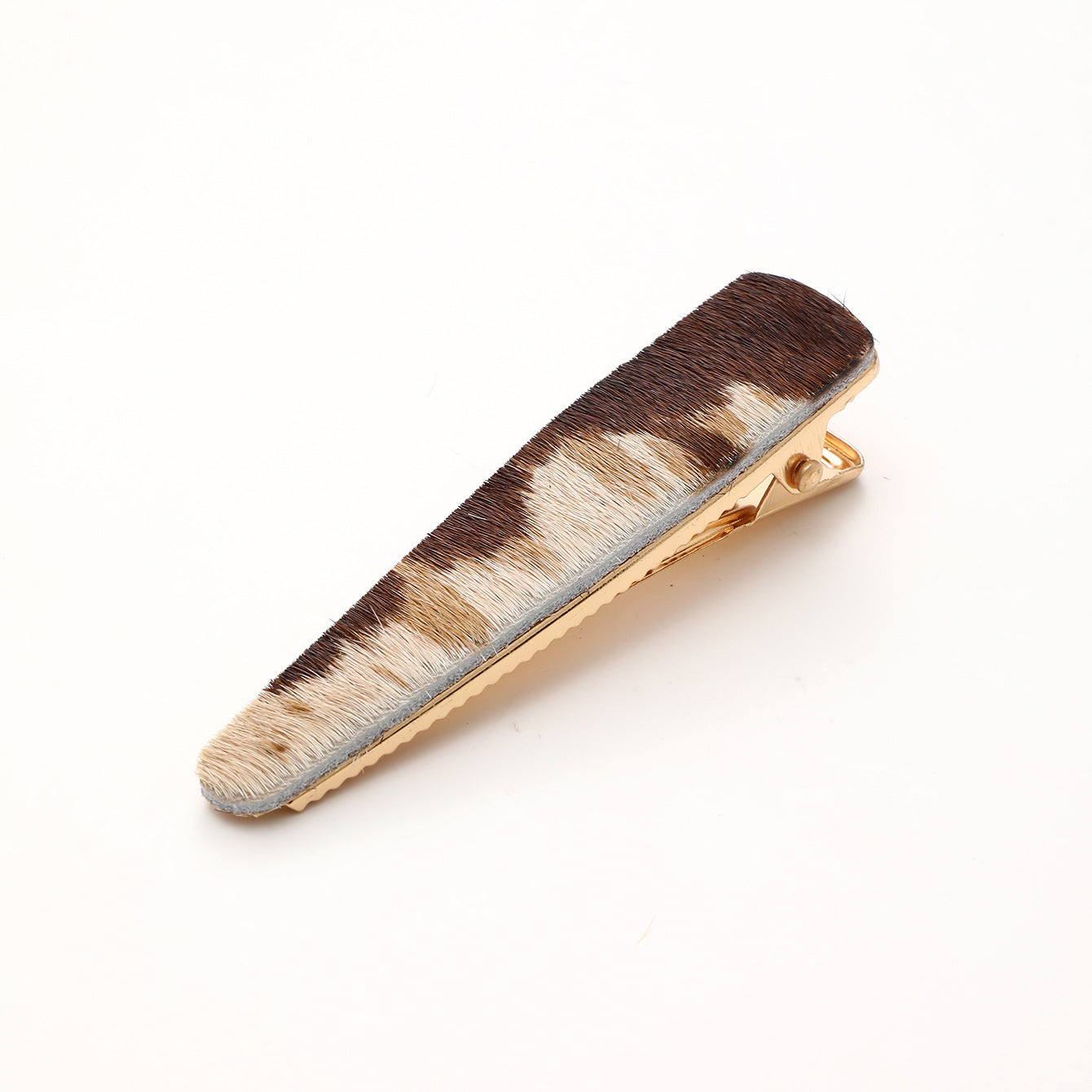 Wholesale Retro Leopard Cow Print Hair Clip,  Minimalist Design Side Clip for Everyday Styling