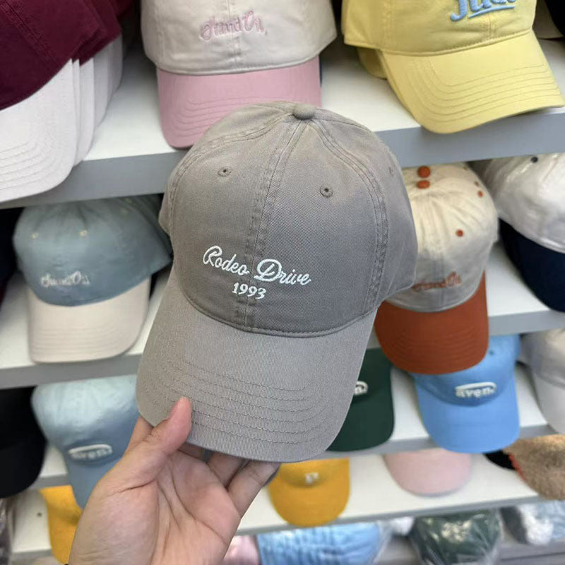 Wholesale Washed Soft Top Embroidered  Baseball Cap