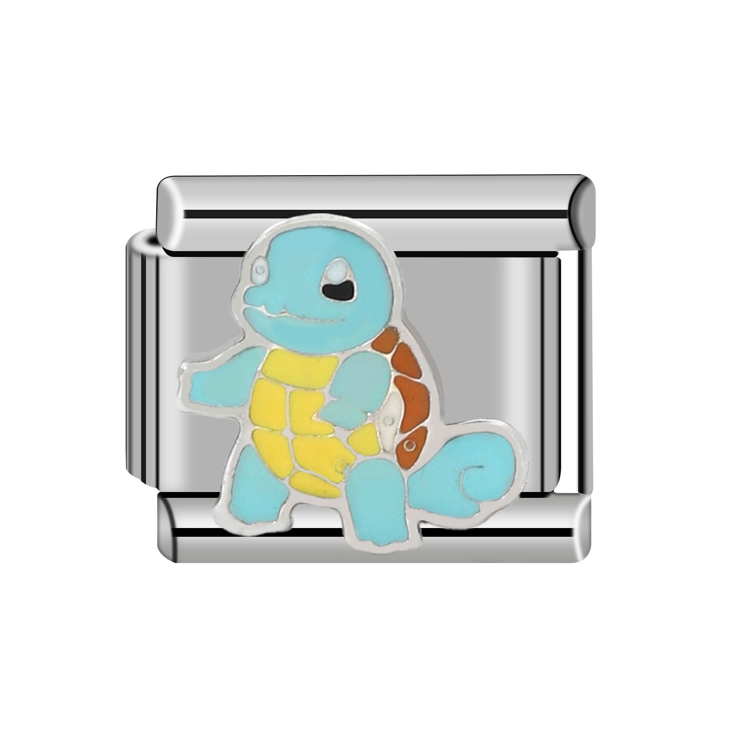 Wholesale 5pcs Italian Charm Bracelet Charm Module Stainless Steel Cute Bracelet 9mm DIY Pattern Free Stitching Detachable Composable Bracelet ACCVIP-BT-XY002