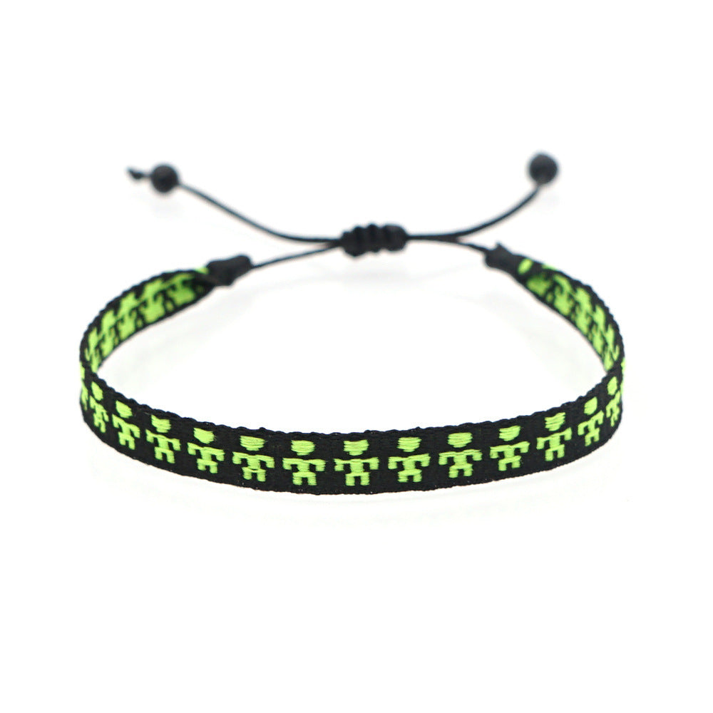 Wholesale Ethnic Style Webbing Lucky Stacking Bracelets Miyuki ACC-BT-Qiqi020