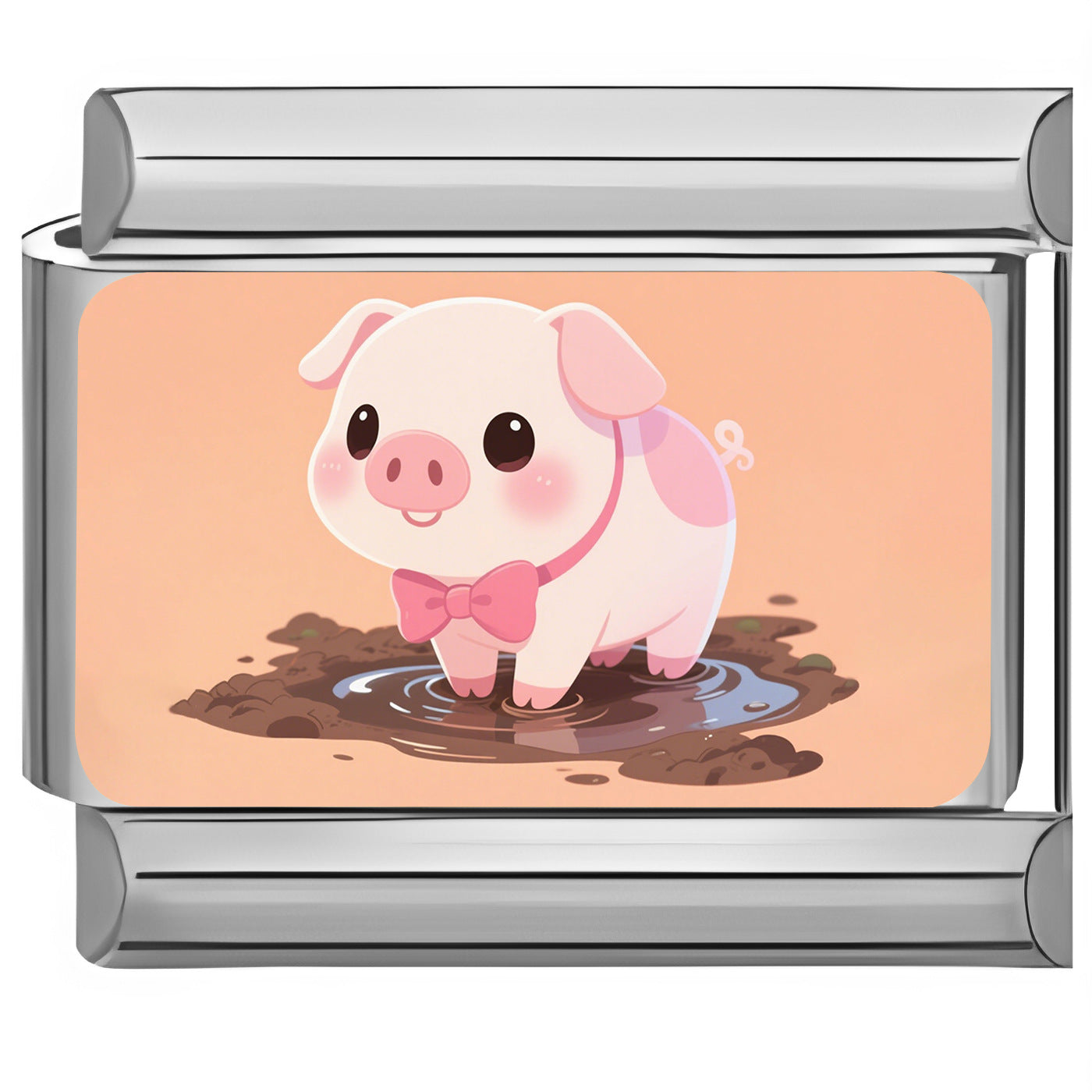 Wholesale Italian Charm Bracelet 9mm DIY Cute Pet Animal  Creative Stainless Steel Composable Bracelet