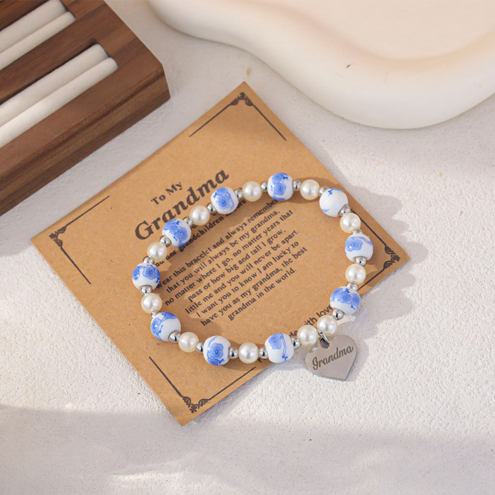 Wholesale Mother' s Day Colorful " MAMA"  Letter Bead Bracelet