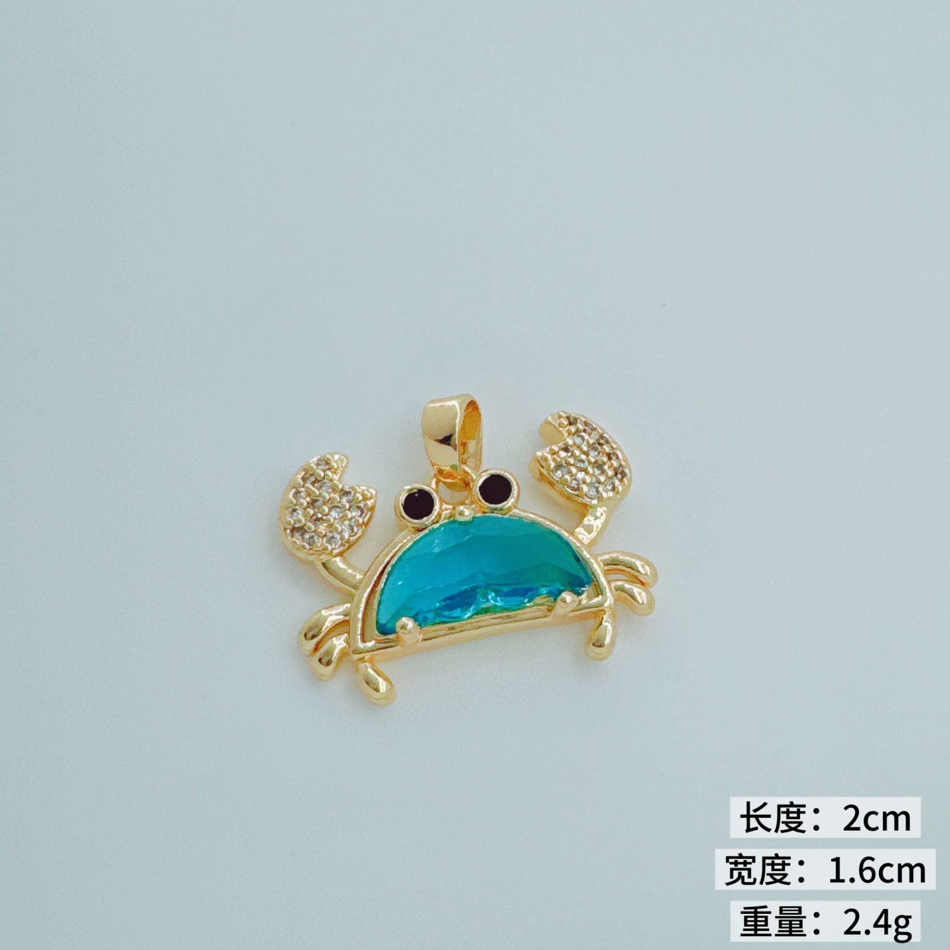 Wholesale Copper Electroplated Crab and Turtle Pendant Necklaces Jewelry for Women Boutique Resale