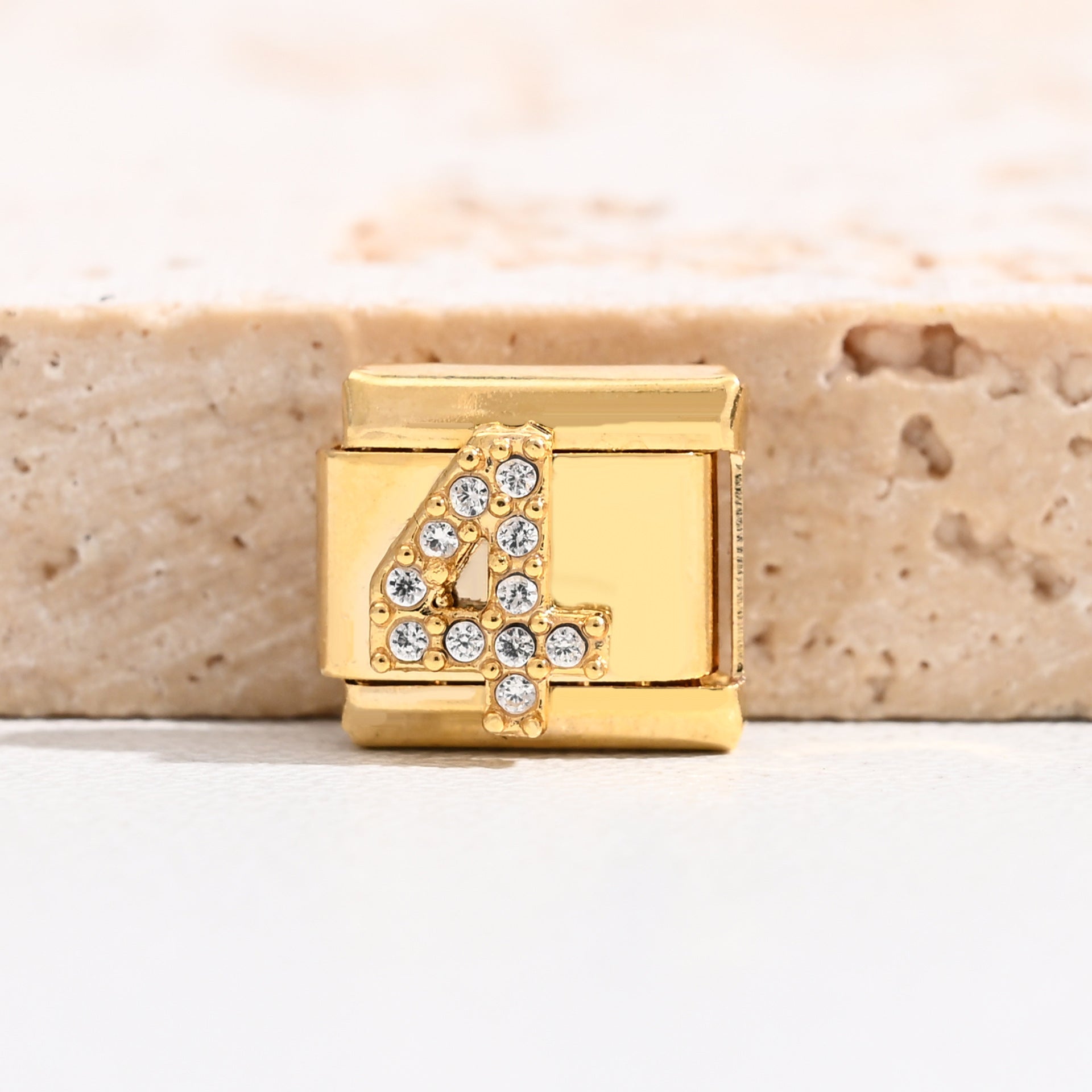 Wholesale Digital Italian Charm Starter Bracelets DIY sStainless Steel Composable Bracelet