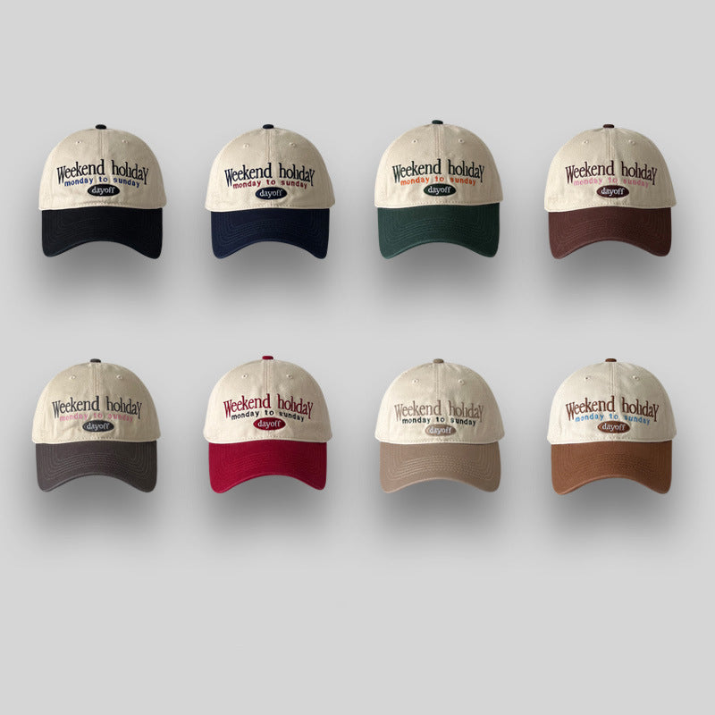 Wholesale Color Matching Baseball Cap Soft Top Wide Brim Hat ACC-HT-Ruix003