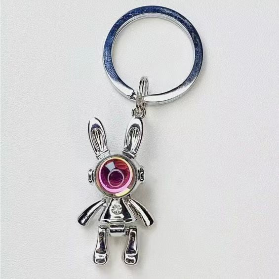 Wholesale Moonstone Space Bunny Keychain