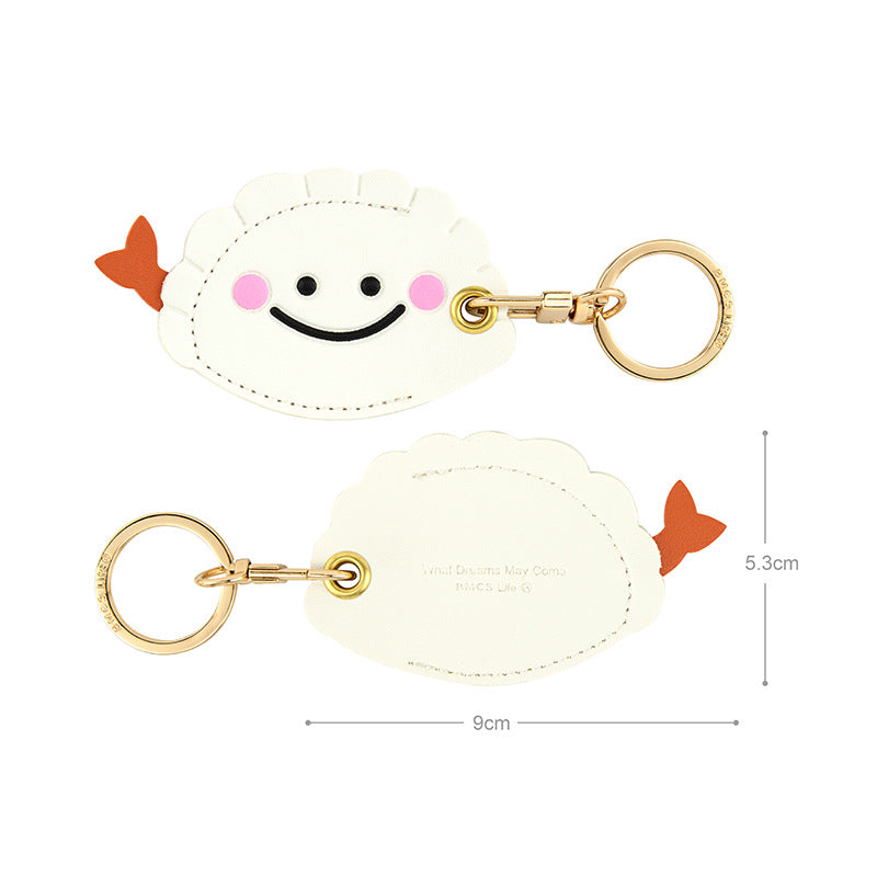 Wholesale Trendy Leather Keychain Card Holder Cute Bag Charm For Women