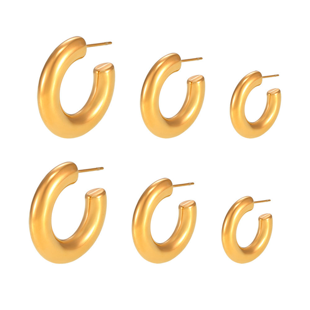 Wholesale Stainless steel  18K Gold Plated Elegant Ring