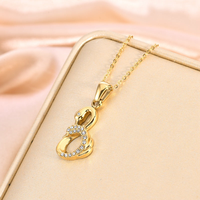 Wholesale Titanium Steel 18K Gold Round Coin Sweater Chain