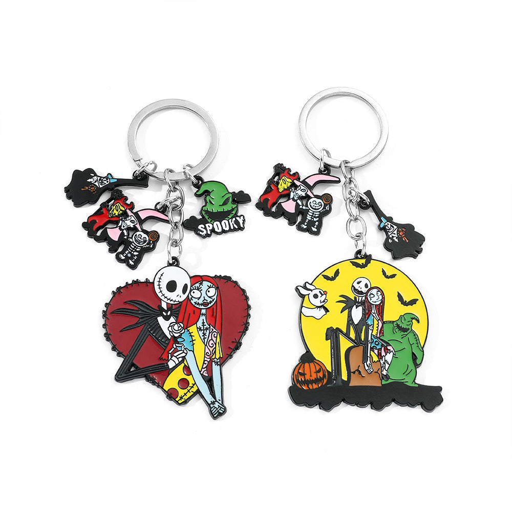 Wholesale Halloween Cartoon Anime Metal Keychains ACC-KC-YBY002