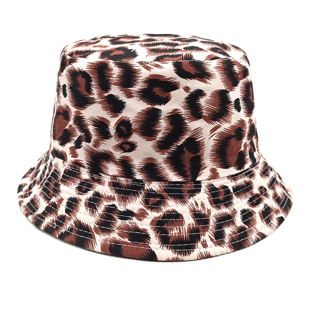 Wholesale  leopard print  basin hat bucket hat