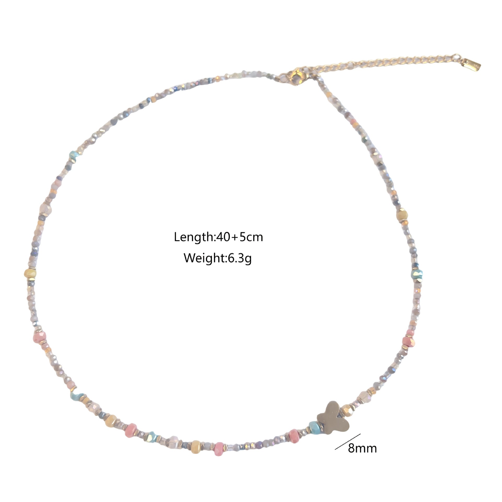 Wholesale natural stone crystal elements Bohemian stainless steel monkey pendant necklace