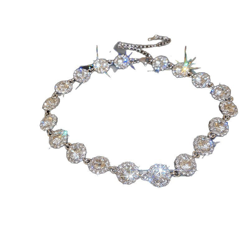 Wholesale Alloy Rhinestone Clavicle Necklace,  Geometric Vintage Style Fashion Jewelry Accessory for Gift