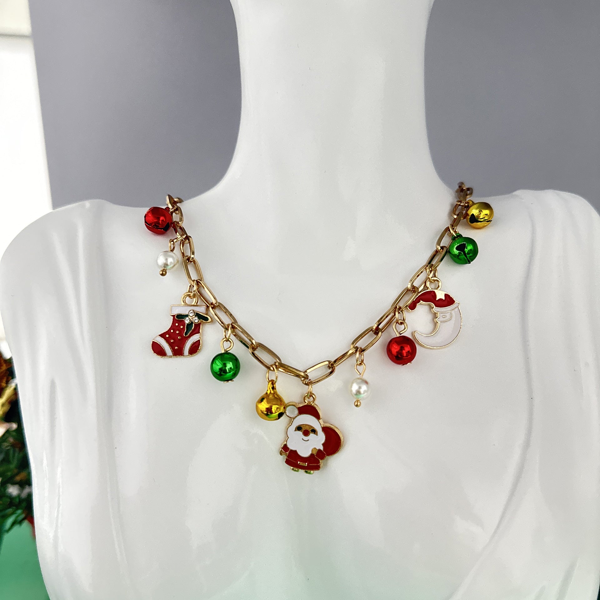 Wholesale Christmas Element Necklace