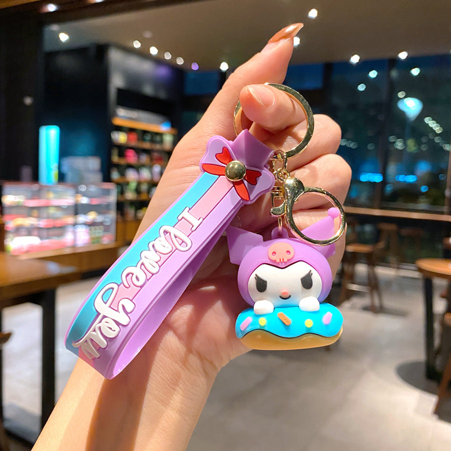 Wholesale Cartoon PVC Soft Glue Cute Keychain ACCVIP-KC-GongZ030