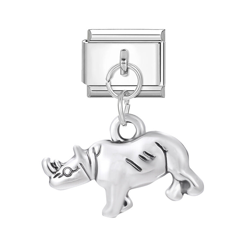 Wholesale 9mm Italian Charm Starter Bracelets DIY Pendant Style Stainless Steel Composable Bracelet