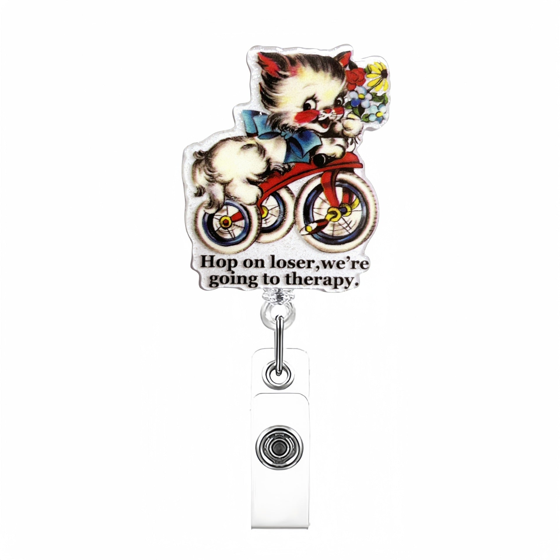Wholesale Animal Quotes Badge Reels Keychains