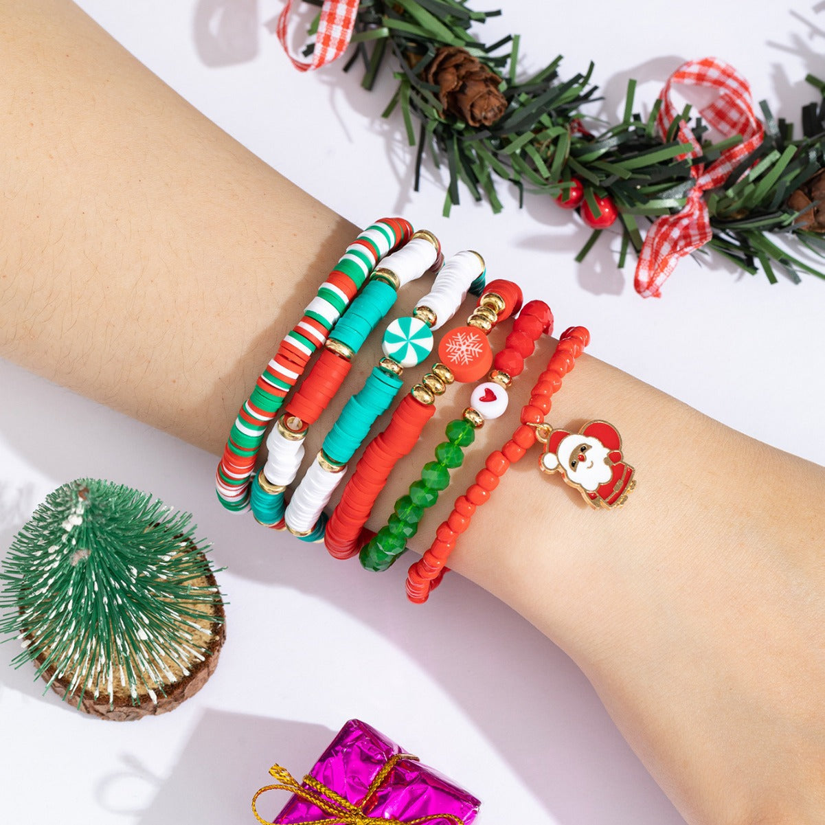 Wholesale Christmas Snowman Bracelet Set ACC-BT-Xunru001