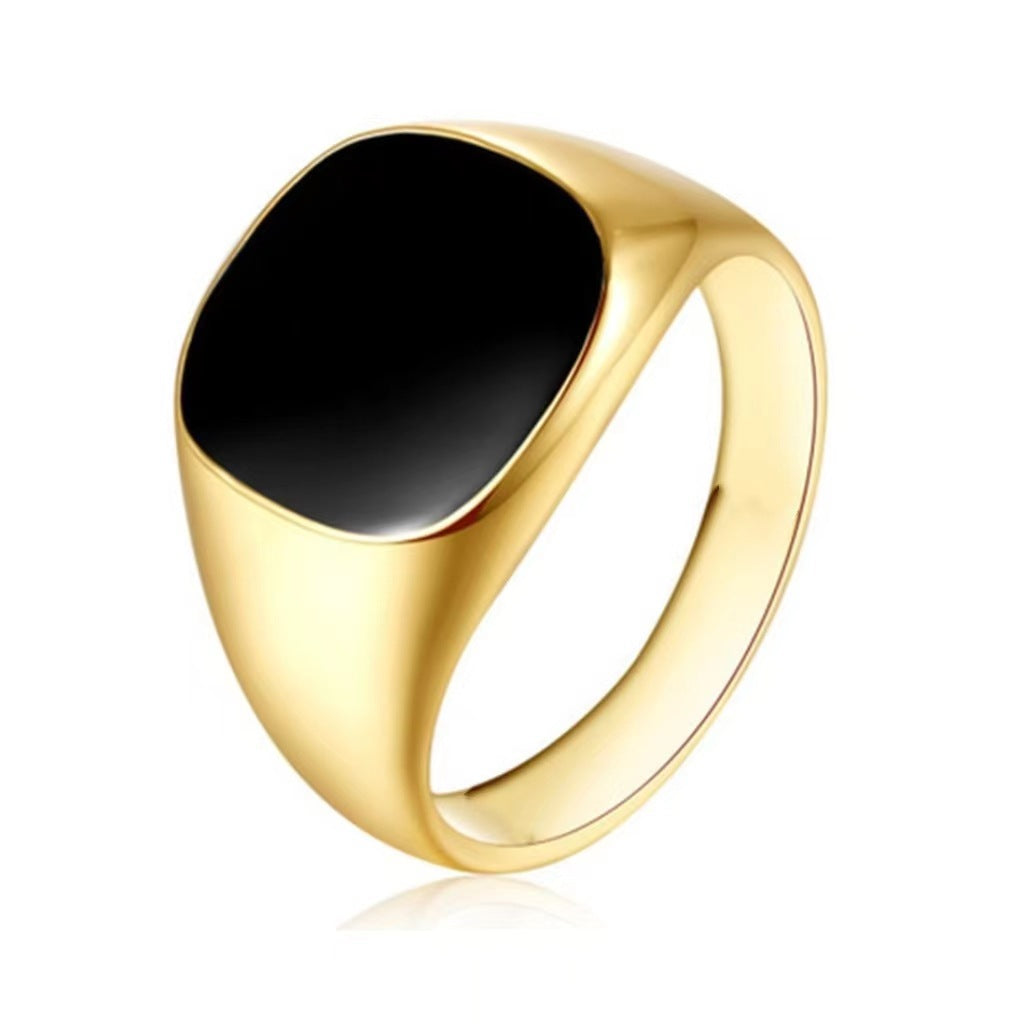 Wholesale  Square Oil Drop Ring