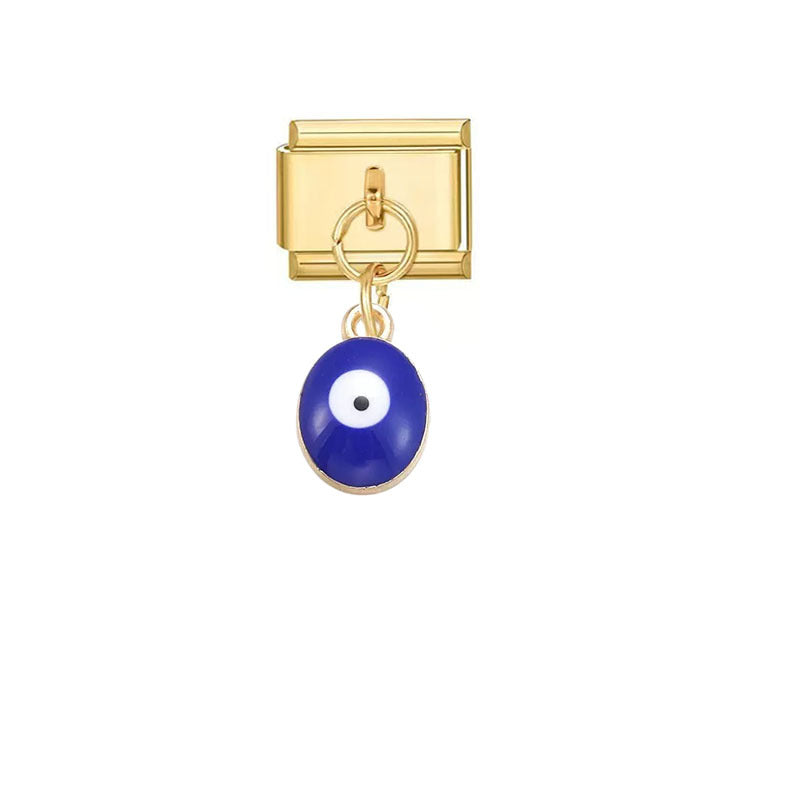 Wholesale Handmade Devil' s Eye Alloy Pendant - Trendy Jewelry Accessory for DIY Bracelets,  Gift Idea
