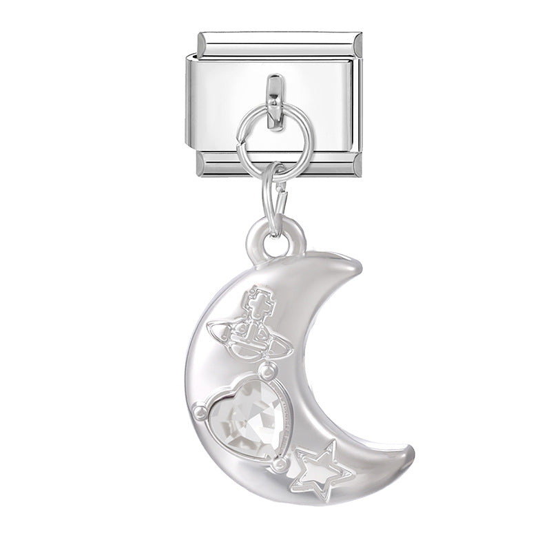 Wholesale 9mm Italian Charm Starter Bracelets DIY Pendant Style Stainless Steel Composable Bracelet