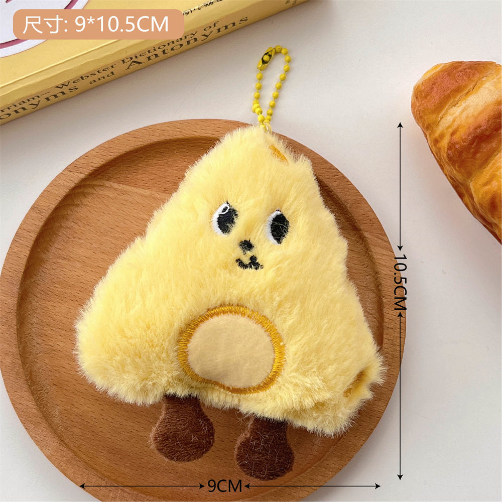 Wholesale Cute Plush Cheese Cartoon Doll Keychain