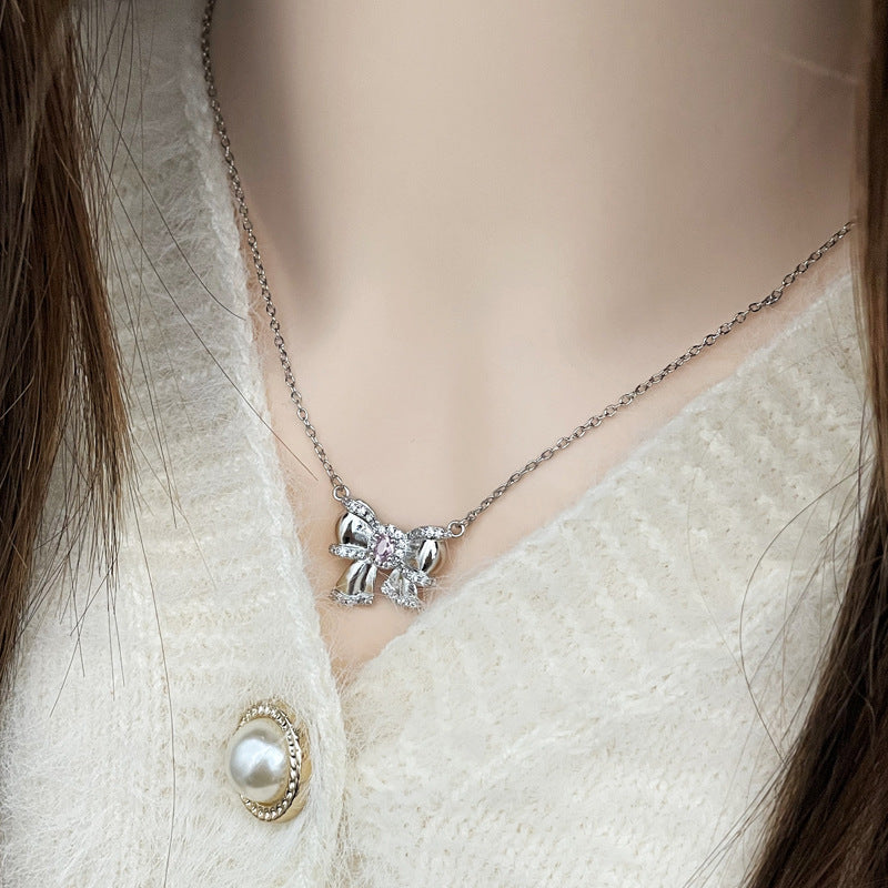 Wholesale  Colored Diamond Zircon Cross Pendant Necklace
