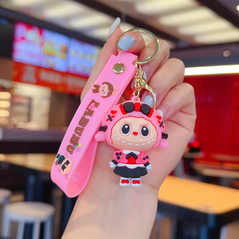 Wholesale Cute cartoon silicone keychain