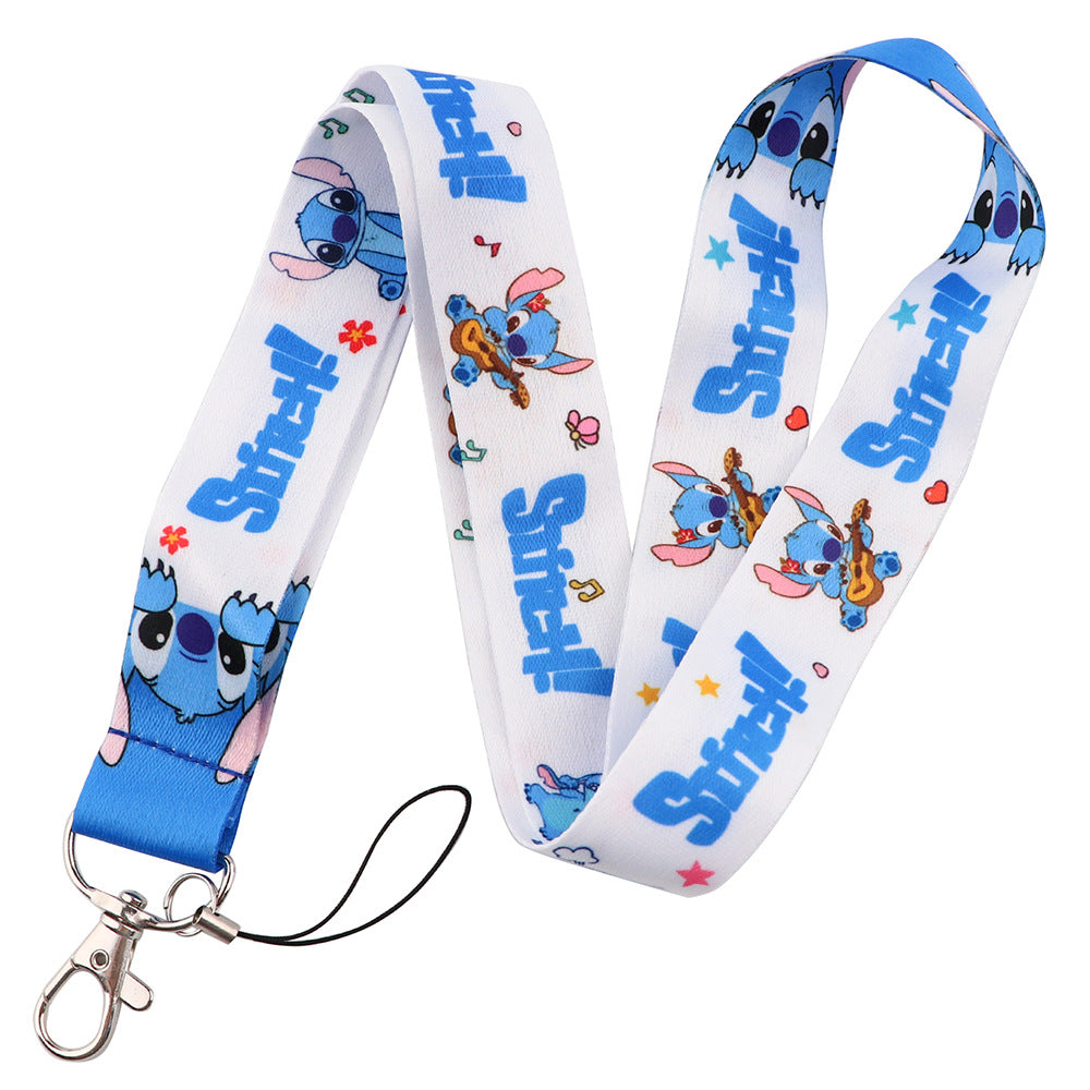 Wholesale Cartoon Mobile Phone Rope Lanyard Keychain