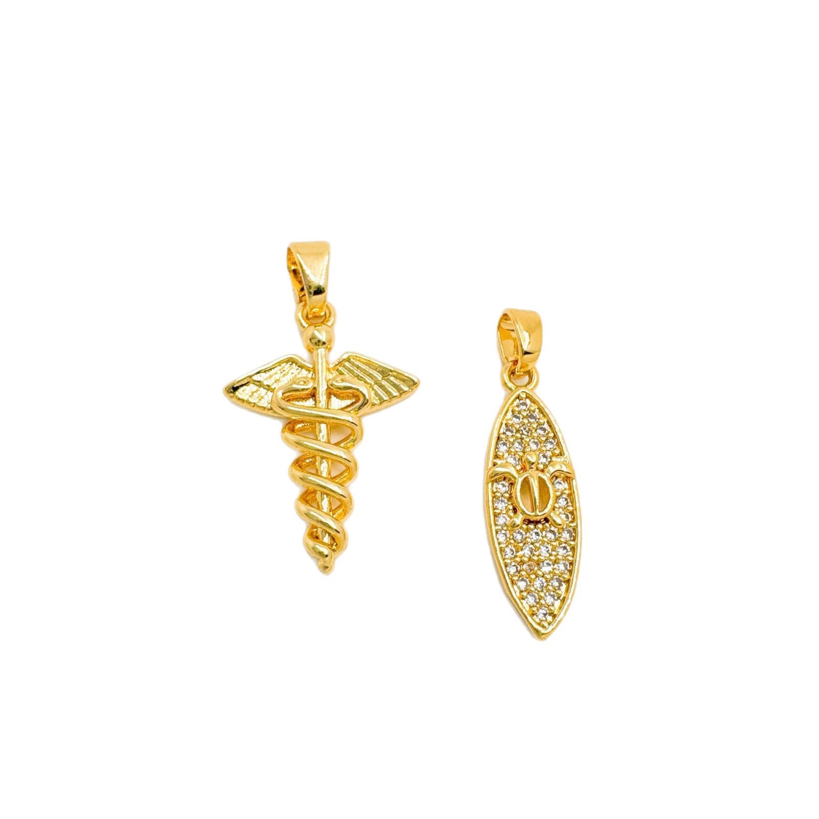 Wholesale Gold Plated Copper Necklace Pendant Simple Versatile European American Style Jewelry for Women