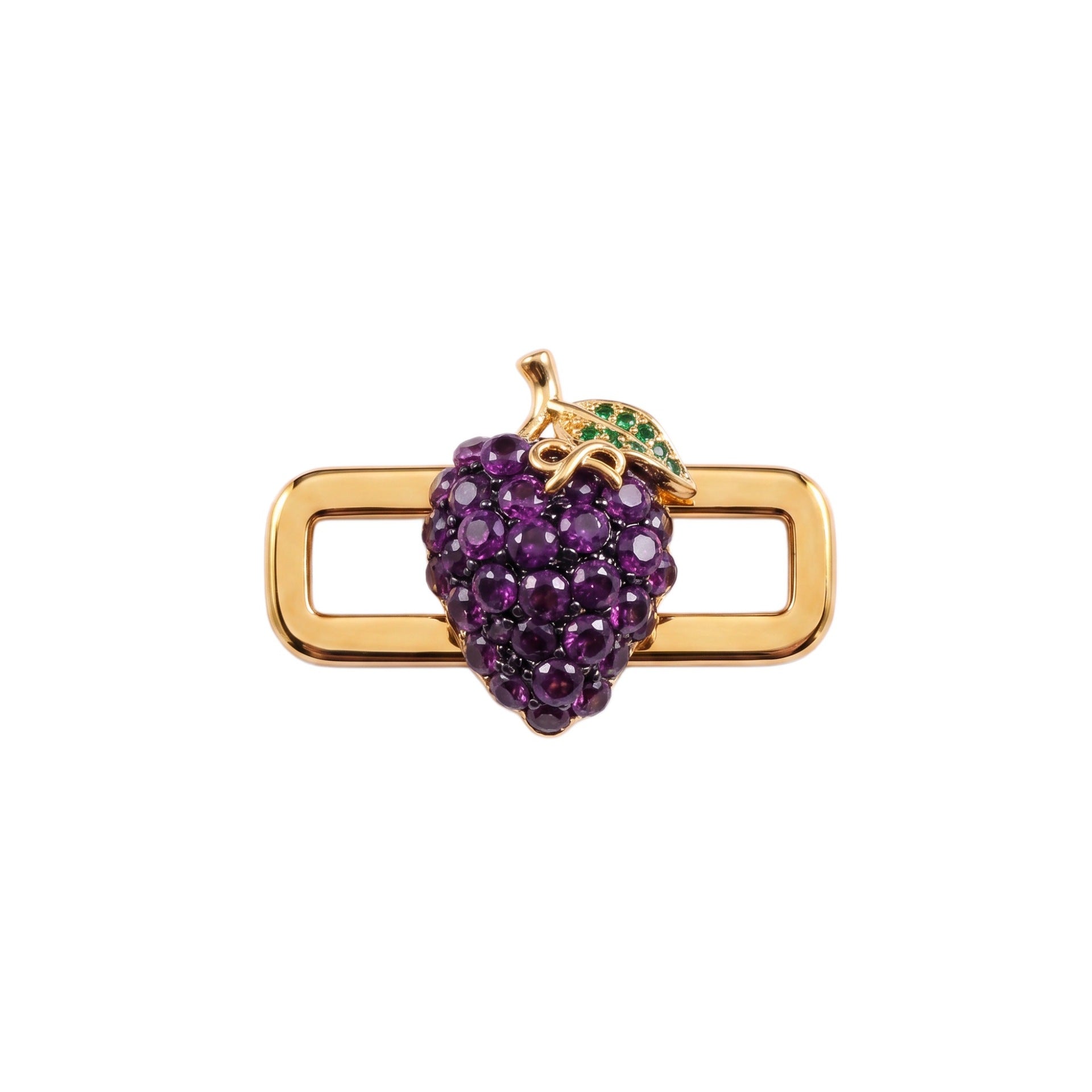 Wholesale Retro Strawberry Fruit Charm Bracelet With Stainless Steel Colorful Zircon Pendant DIY Jewelry Craft Supply For Gift And Boutique Resale