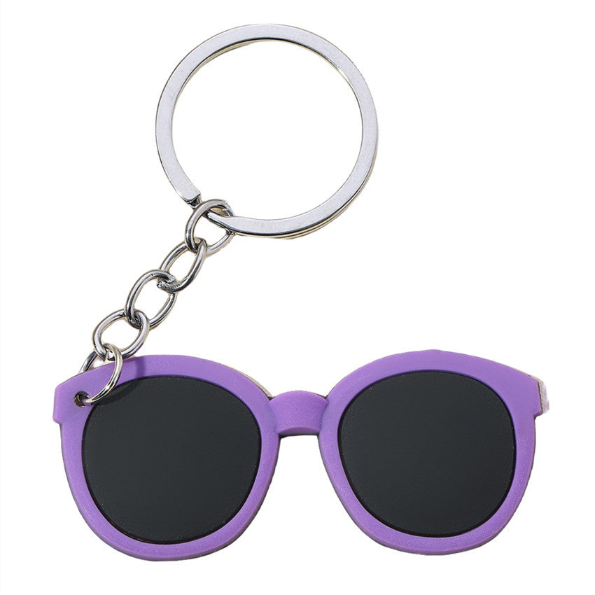 Wholesale Silicone Glasses Keychain Cute Keychain ACC-KC-RongR048