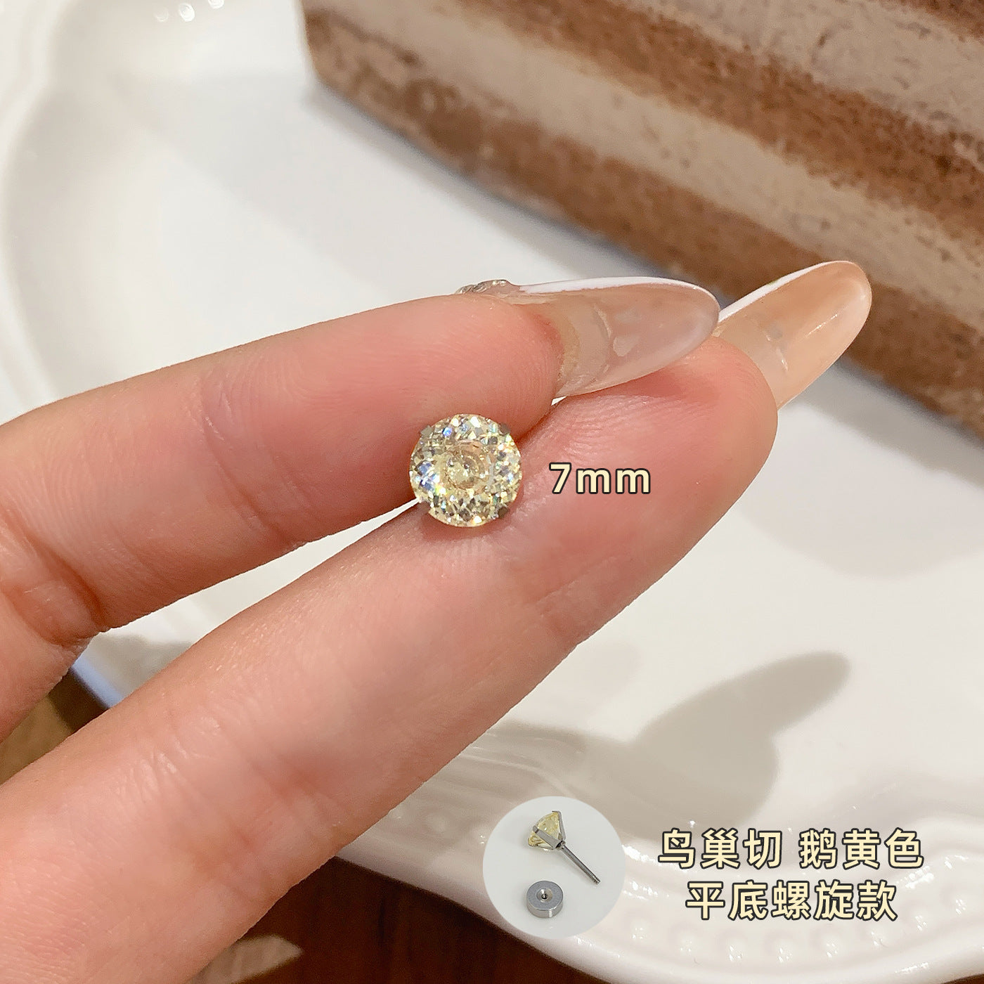 Wholesale Zircon Earrings for Ear Piercing Combination Set