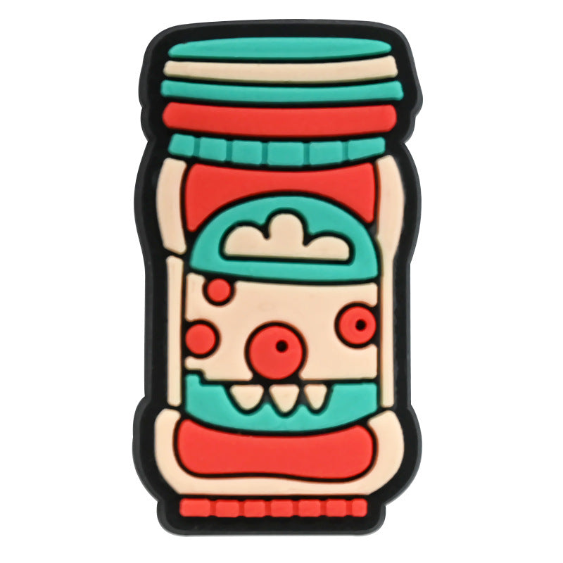 Wholesale Random 100pcs Cartoon PVC Soft Rubber Shoe Buckle Decoration ACC-SC-RYY070