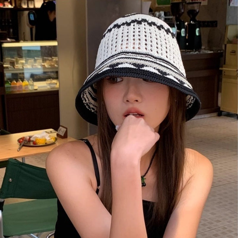 Wholesale  Hollow Breathable Sun Hat Bucket Hat