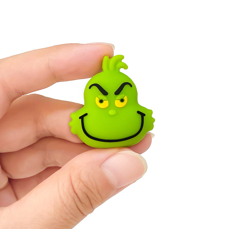 Wholesale 10pcs Silicone Cartoon 3D Focal Beads ACC-BDS-WDX232