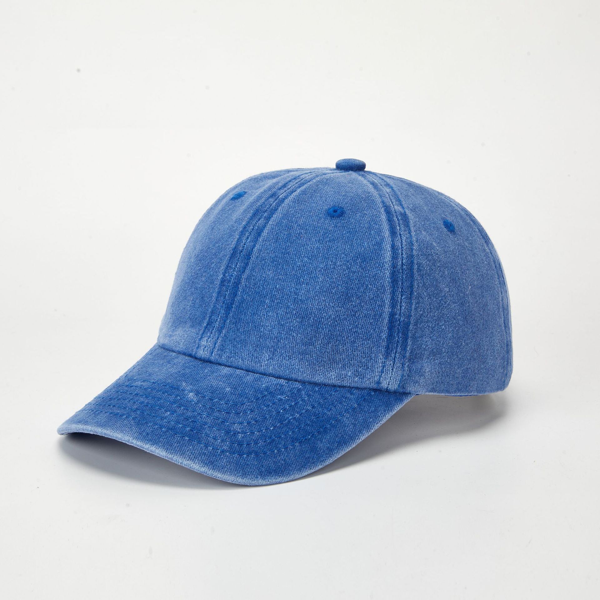 Wholesale Retro Washed Baseball Cap Women S Solid Color Adjustable Distressed Cap Fashion Accessory