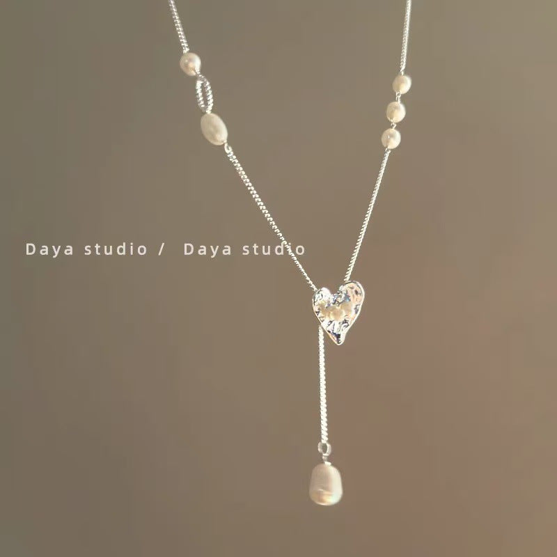 Wholesale Tourmaline  Necklace  Light Luxury Clavicle Chain