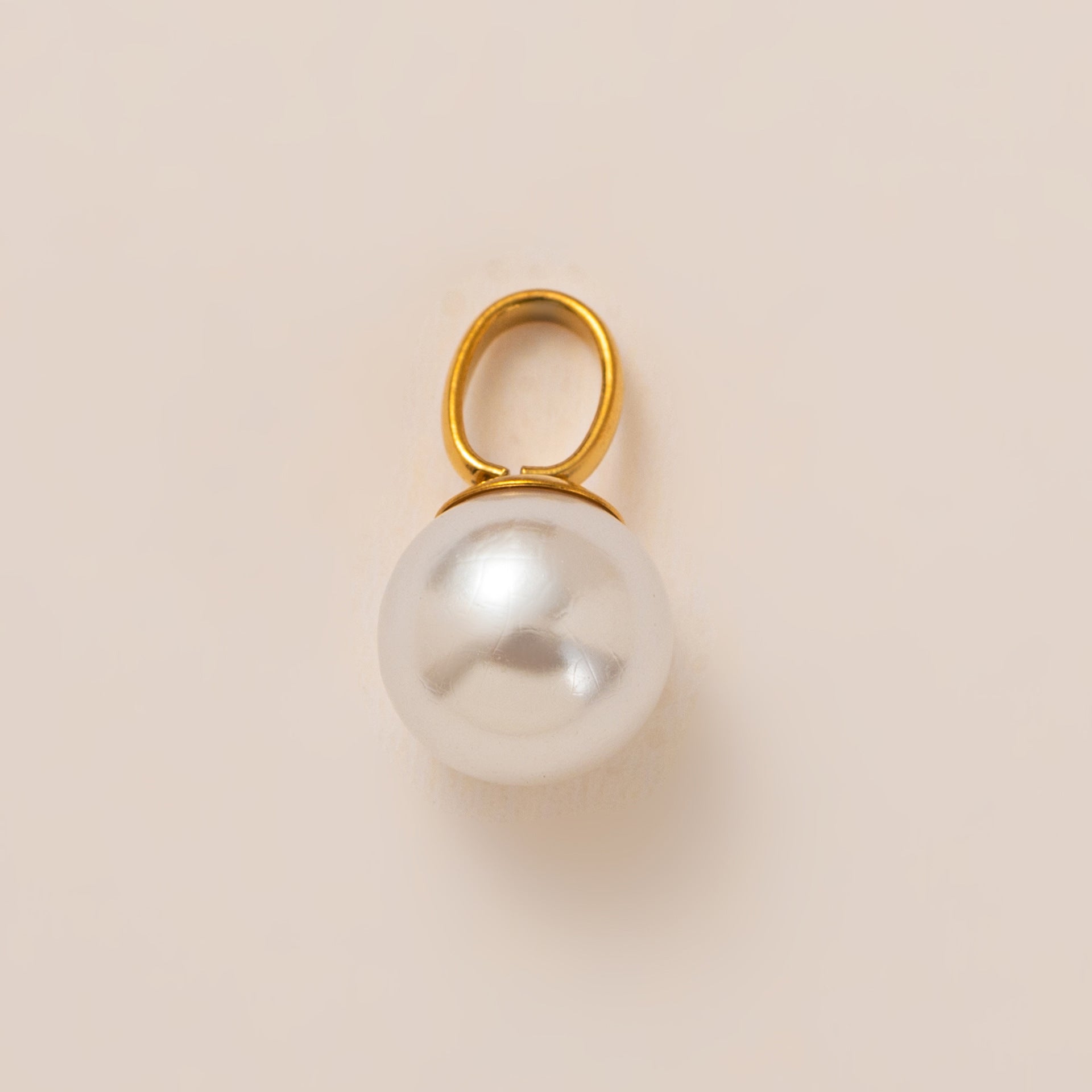 Wholesale 2PCS Titanium steel flower eye adjustable pendant