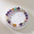 Wholesale  color natural stone bracelet  rainbow  jewelry