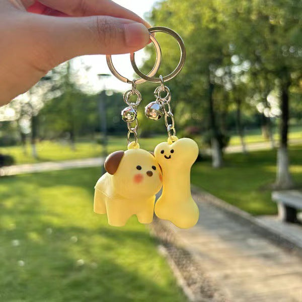 Wholesale Creative Cartoon Cute Dog Bone Keychain