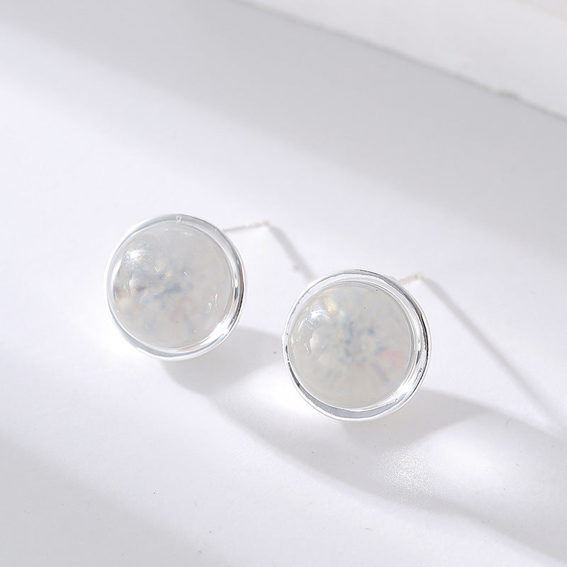 Wholesale  ball earring s925 silver needle ear jewelry