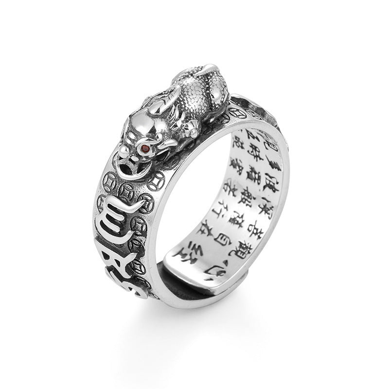 Wholesale Men's Pixiu Ruby Ring ACC-RS-Nisen006