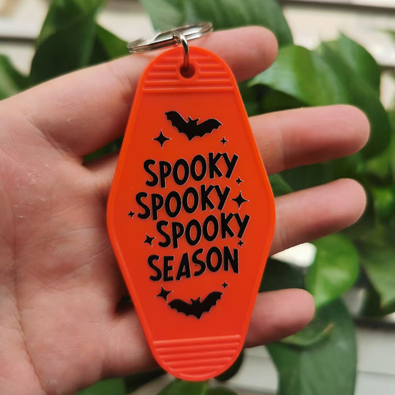 Wholesale Halloween Hotel Plastic Keychains ACC-KC-MeiXin004